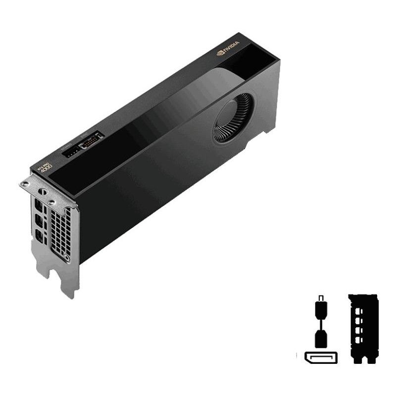 PNY RTX PRO 4000 Blackwell NVIDIA 24 Go GDDR7 · Cartes graphiques · Informat Systems Strasbourg (image 5)