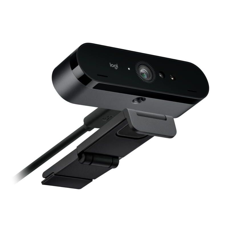 Logitech Brio 4K webcam 13 MP 4096 x 2160 pixels USB Noir · Informat Systems Strasbourg