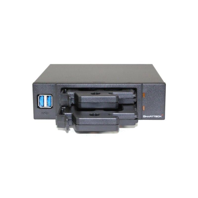 SMARTTECK Rack Amovible 5,25"" pour DD/SSD 2,5"" SATA"" · Accessoires Boîtiers · Informat Systems Strasbourg (image 2)