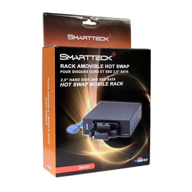 SMARTTECK Rack Amovible 5,25"" pour DD/SSD 2,5"" SATA"" · Accessoires Boîtiers · Informat Systems Strasbourg (image 6)
