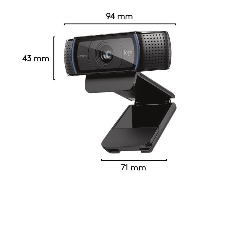 Logitech HD PRO Webcam C920 Refresh Noir *960-001055 · Informat Systems Strasbourg (image 16)