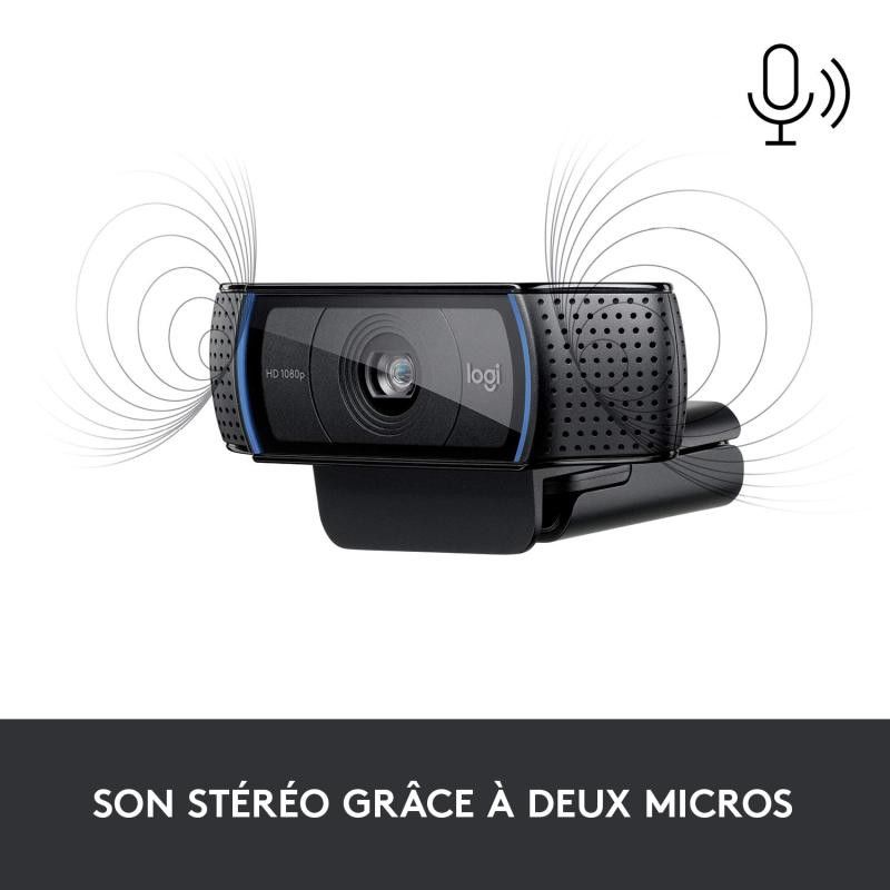 Logitech HD PRO Webcam C920 Refresh Noir *960-001055 · Informat Systems Strasbourg (image 4)