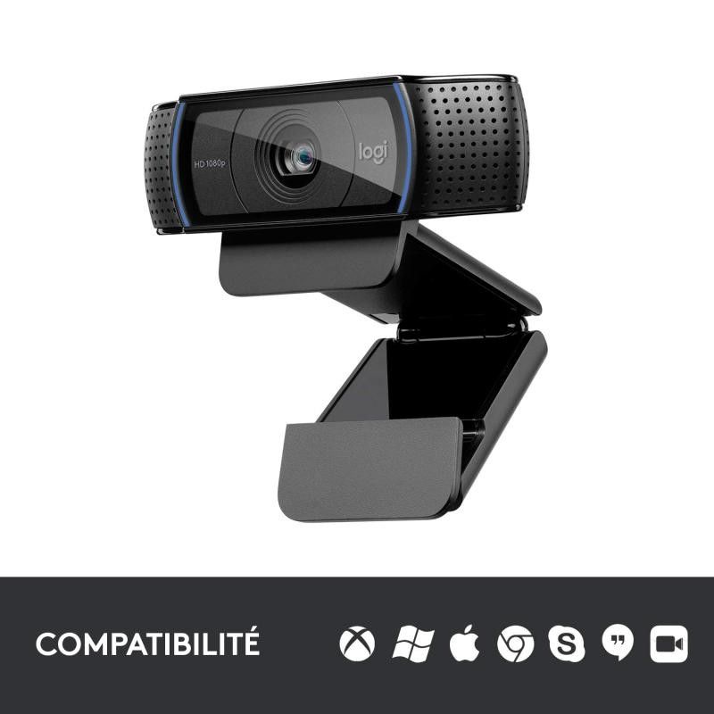 Logitech HD PRO Webcam C920 Refresh Noir *960-001055 · Informat Systems Strasbourg (image 5)