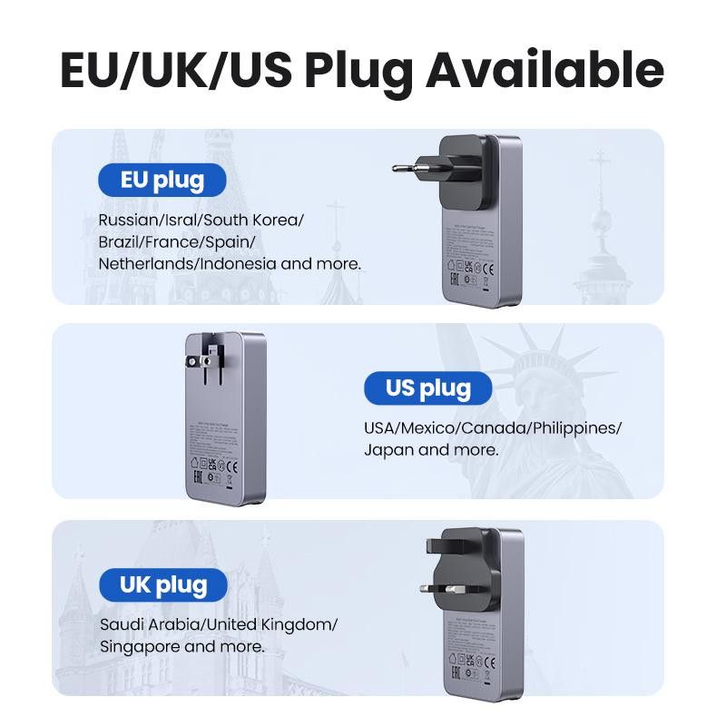 UGREEN Chargeur Secteur 65W Ultra Plat Voyage *25356 · Adaptateurs & Chargeurs Secteur · Informat Systems Strasbourg (image 9)