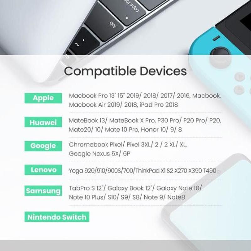 UGREEN Câble Renforcé 2M USB-C > USB-C Noir PD 100W *70429 · Connectiques · Informat Systems Strasbourg (image 4)