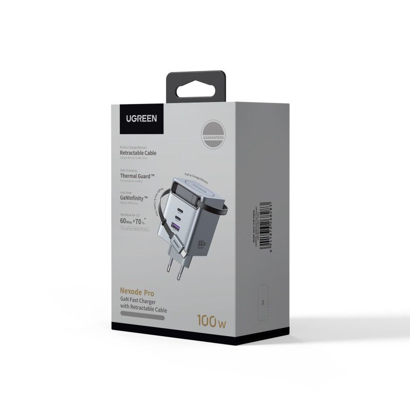 UGREEN Chargeur Rapide 100 W + Câble avec Rouleau *65828 · Accessoires Portables · Informat Systems Strasbourg