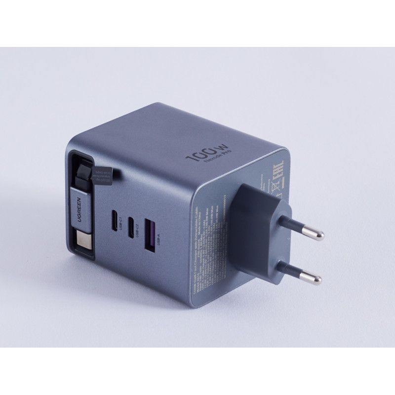 UGREEN Chargeur Rapide 100 W + Câble avec Rouleau *65828 · Accessoires Portables · Informat Systems Strasbourg (image 2)