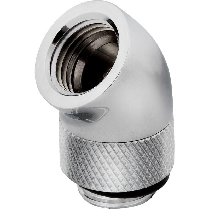 CORSAIR Hydro X Series XF Embout 45° rotatif - Chrome (x 2) · Pâte thermique · Informat Systems Strasbourg (image 2)