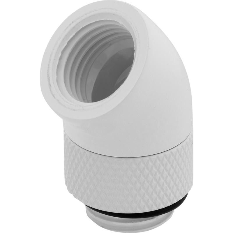 CORSAIR Hydro X Series XF Embout 45° rotatif - Blanc (x 2) · Pâte thermique · Informat Systems Strasbourg (image 2)
