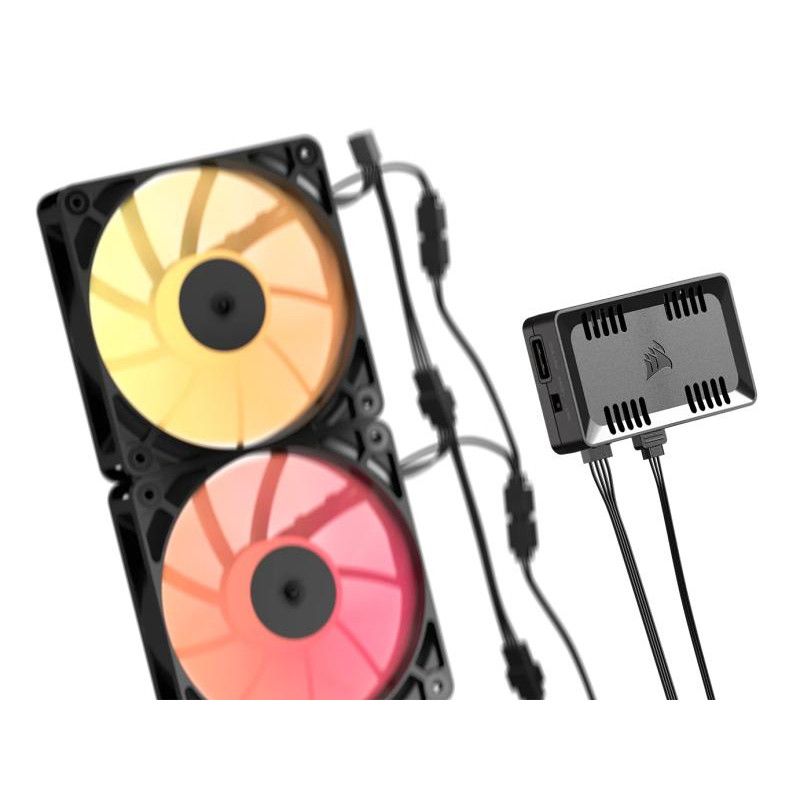 CORSAIR Commander Duo Lighting and Fan Controller  ARGB and iCUE LINK Hybrid · Accessoires Boîtiers · Informat Systems St... (image 2)