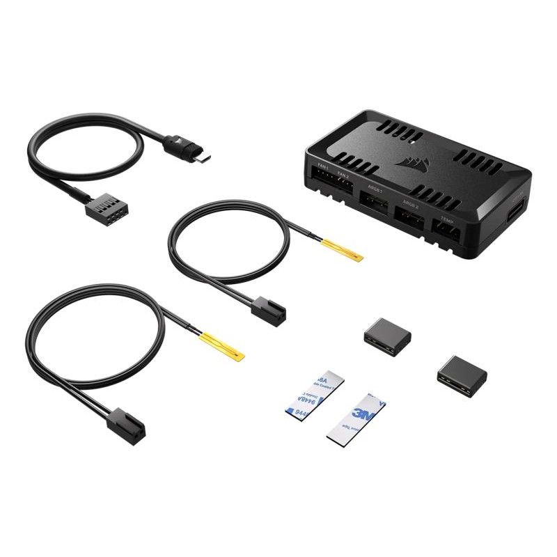 CORSAIR Commander Duo Lighting and Fan Controller  ARGB and iCUE LINK Hybrid · Accessoires Boîtiers · Informat Systems St... (image 4)