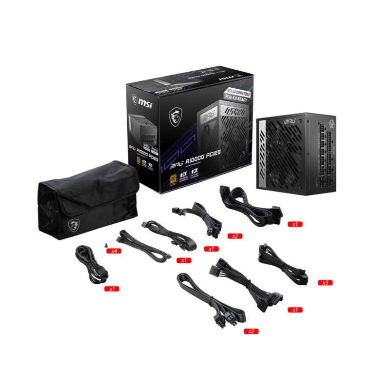 MSI MPG A1000G PCIE5 - ATX 3.0 - 80+ Gold o · Alimentations · Informat Systems Strasbourg (image 5)