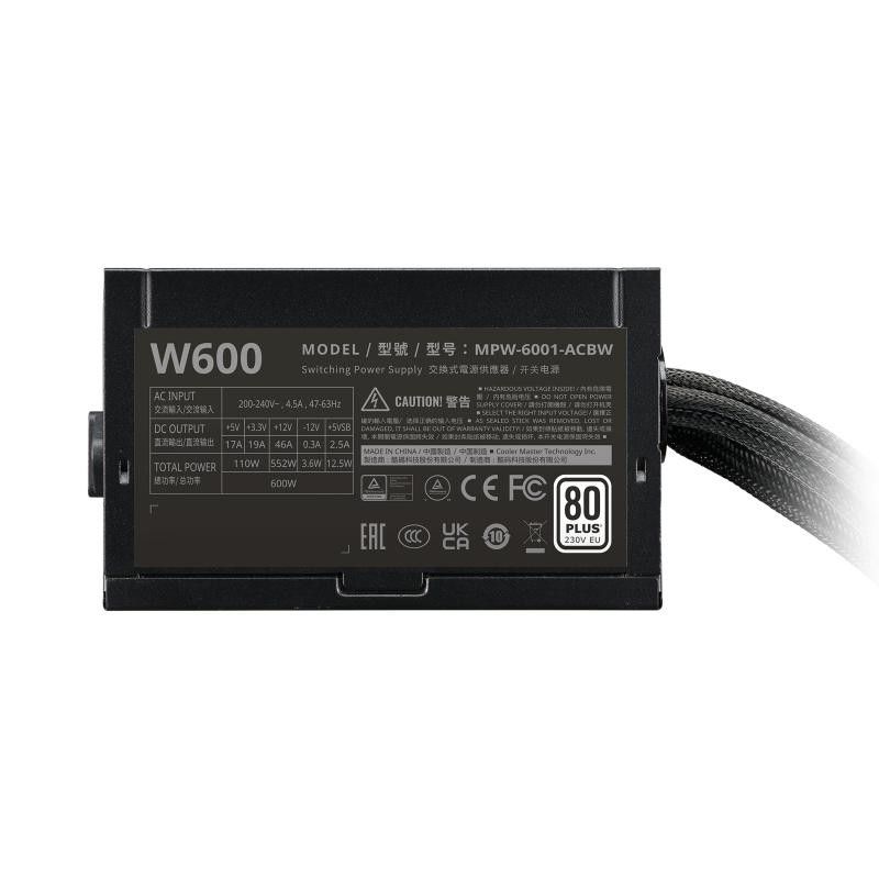 COOLER MASTER Elite NEX 600W - 80+ White - 600W · Alimentations · Informat Systems Strasbourg (image 4)