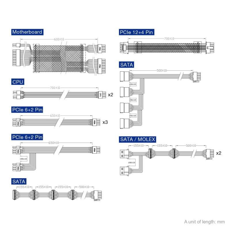 FSP (FORTRON) Alimenation 850W HYDRO Ti PRO ATX80+ Titanium · Alimentations · Informat Systems Strasbourg (image 5)