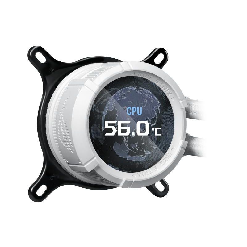 ASUS ROG STRIX LC III 360 ARGB LCD WHITE · Watercooling · Informat Systems Strasbourg (image 5)