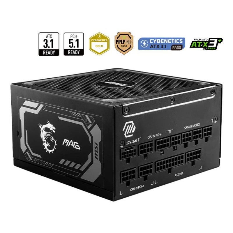MSI MAG A1000GL PCIE5 · Alimentations · Informat Systems Strasbourg (image 4)