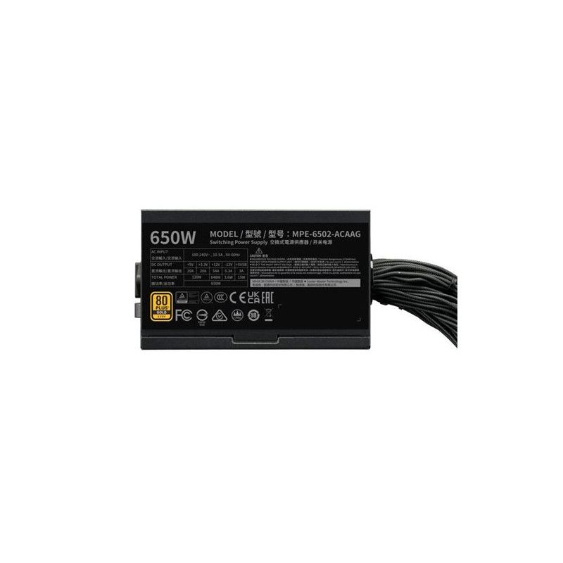 COOLER MASTER MWE Gold 650 V3 NonModulaire - ATX 3.1 - 80+ GOLD - 650 WATTS · Alimentations · Informat Systems Strasbourg (image 3)