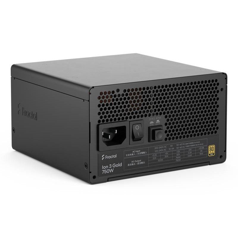 FRACTAL DESIGN FRACTAL Ion 3 Gold 750W Black, EU Cord · Alimentations · Informat Systems Strasbourg (image 17)
