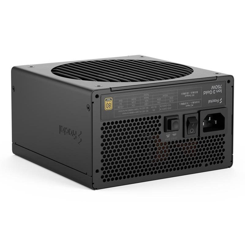 FRACTAL DESIGN FRACTAL Ion 3 Gold 750W Black, EU Cord · Alimentations · Informat Systems Strasbourg (image 9)