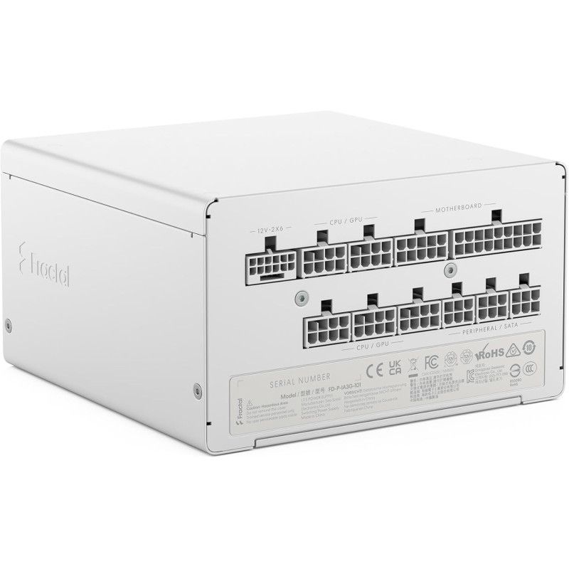 FRACTAL DESIGN FRACTAL Ion 3 Gold 1000W White , EU Cord · Alimentations · Informat Systems Strasbourg (image 2)