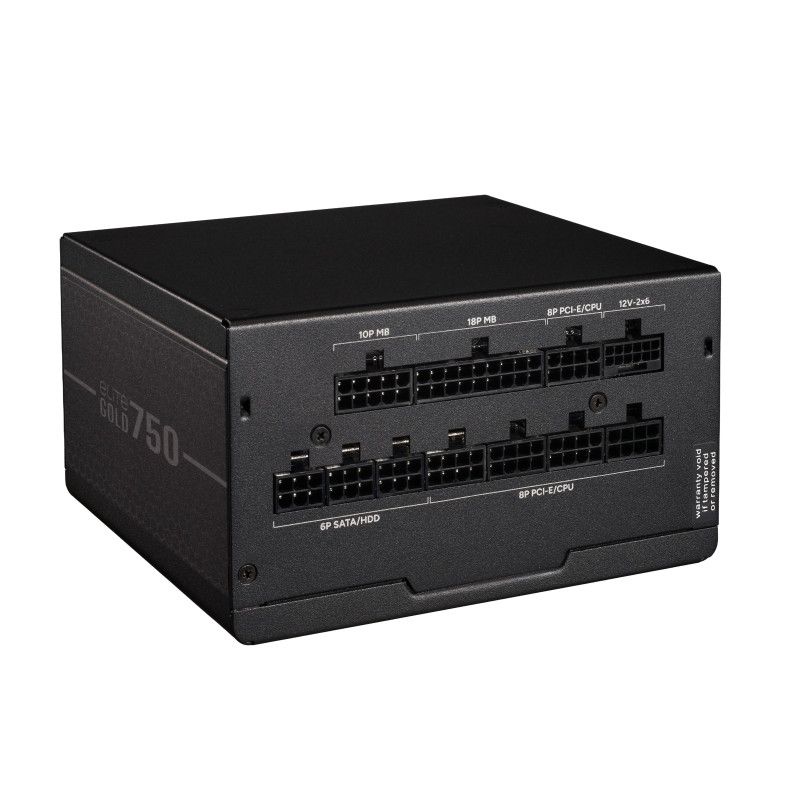 COOLER MASTER ELITE Gold 750 FM - 80+ GOLD - 750 WATTS - cable tressé · Alimentations · Informat Systems Strasbourg (image 5)
