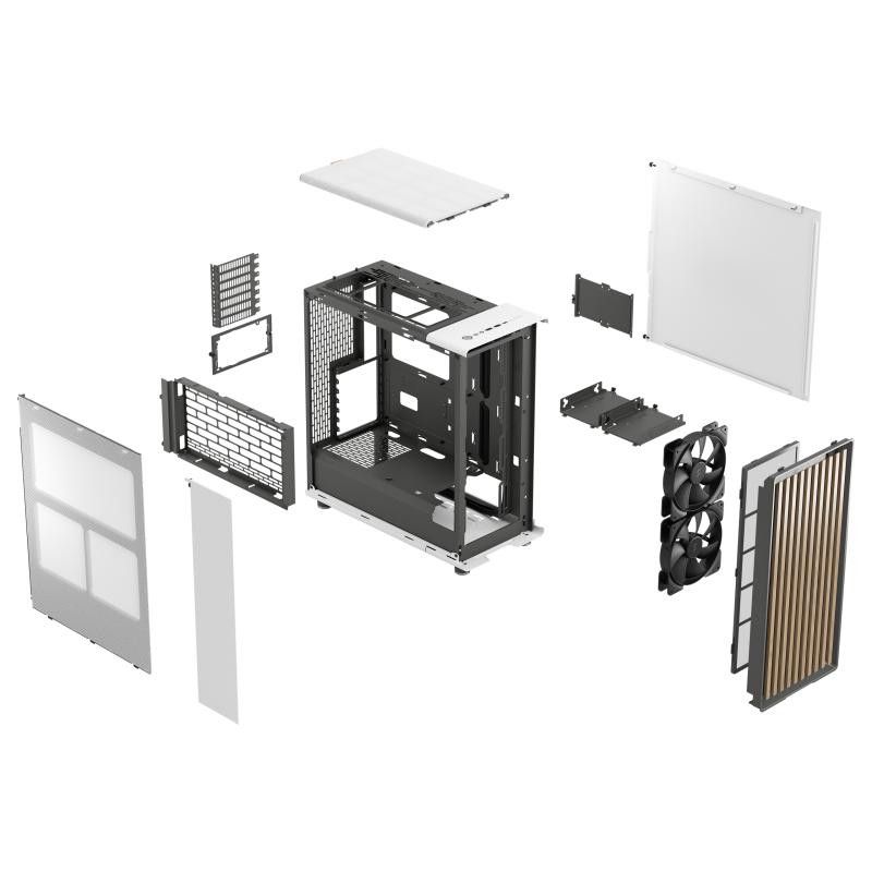 FRACTAL DESIGN FRACTAL North Chalk White · Boîtiers · Informat Systems Strasbourg (image 8)