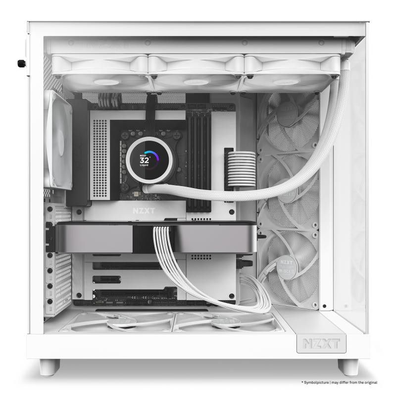 NZXT H6 Flow Whiteo · Boîtiers · Informat Systems Strasbourg (image 13)