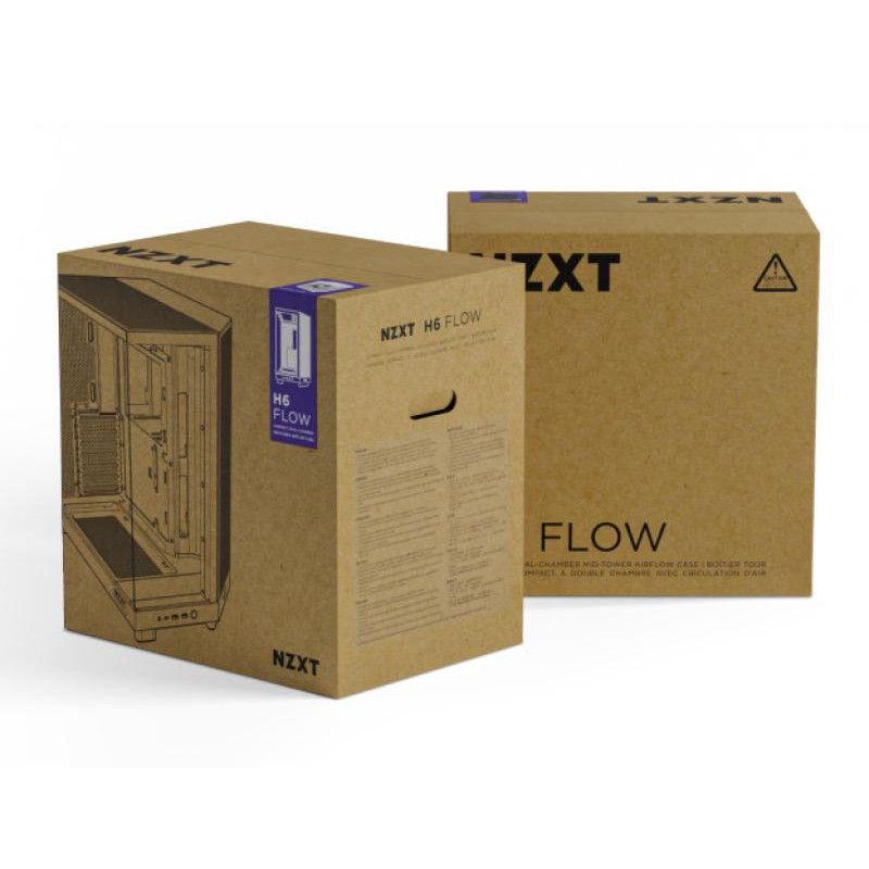 NZXT H6 Flow Whiteo · Boîtiers · Informat Systems Strasbourg (image 15)