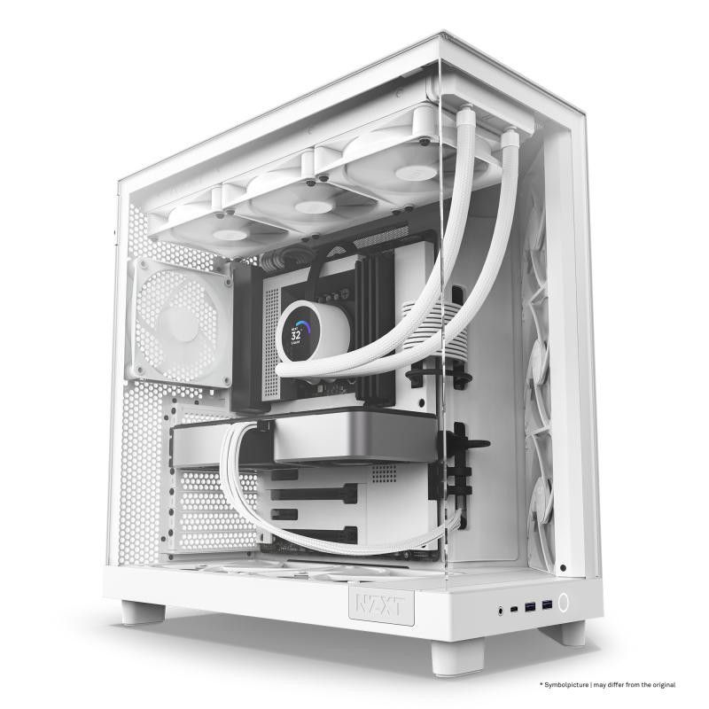 NZXT H6 Flow Whiteo · Boîtiers · Informat Systems Strasbourg (image 4)