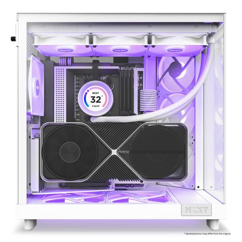 NZXT H6 Flow RGB Whiteo · Boîtiers · Informat Systems Strasbourg (image 13)