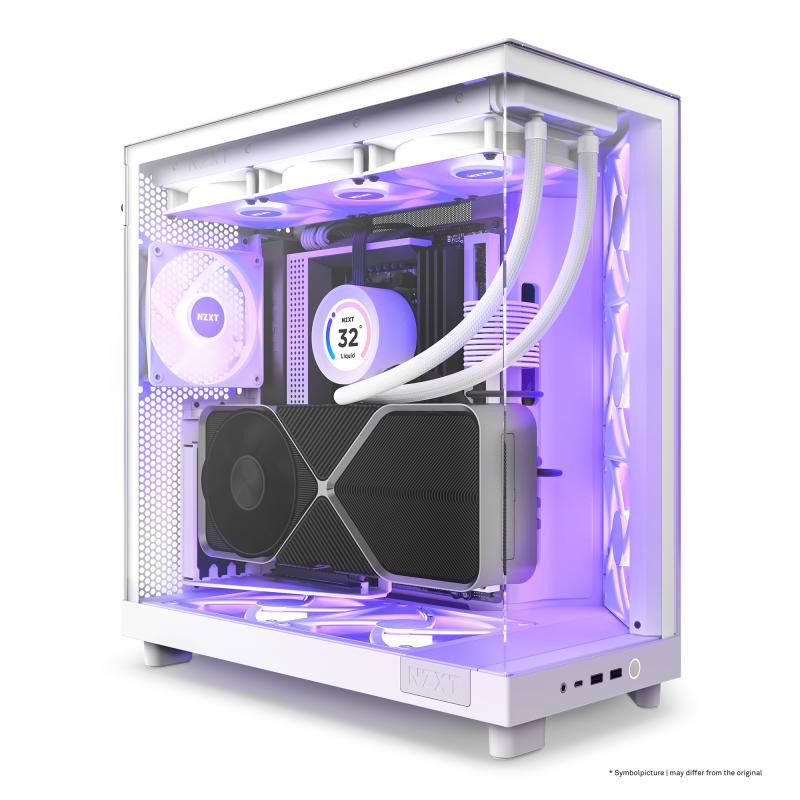 NZXT H6 Flow RGB Whiteo · Boîtiers · Informat Systems Strasbourg (image 16)