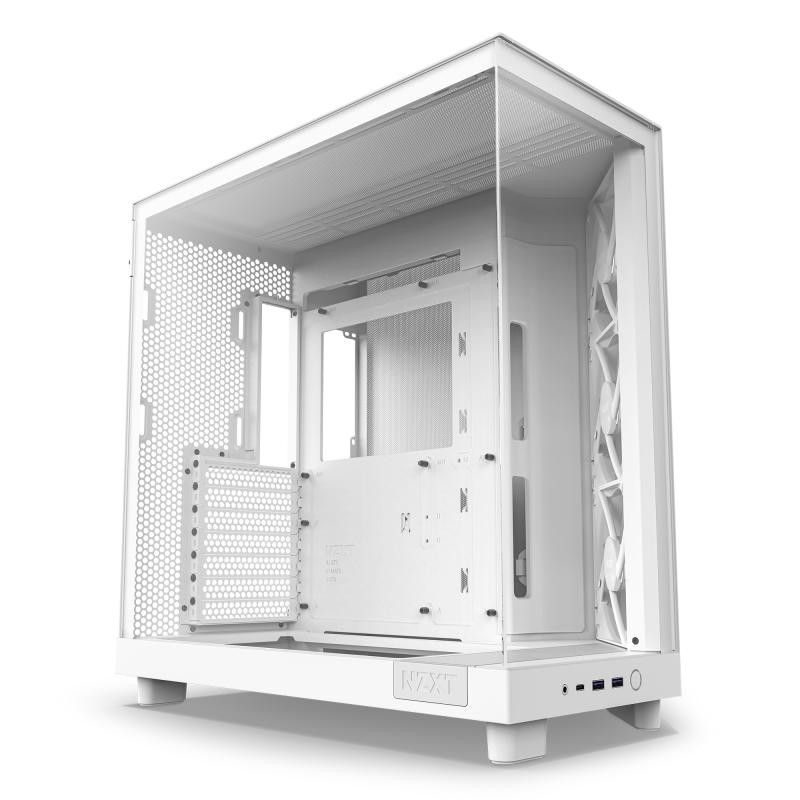 NZXT H6 Flow RGB Whiteo · Boîtiers · Informat Systems Strasbourg (image 3)