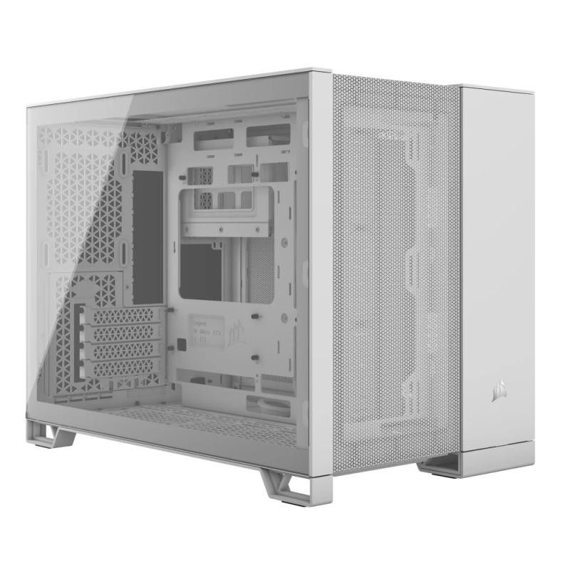 CORSAIR 2500D AIRFLOW Micro ATX Dual Chamber PC Case - White · Boîtiers · Informat Systems Strasbourg (image 2)