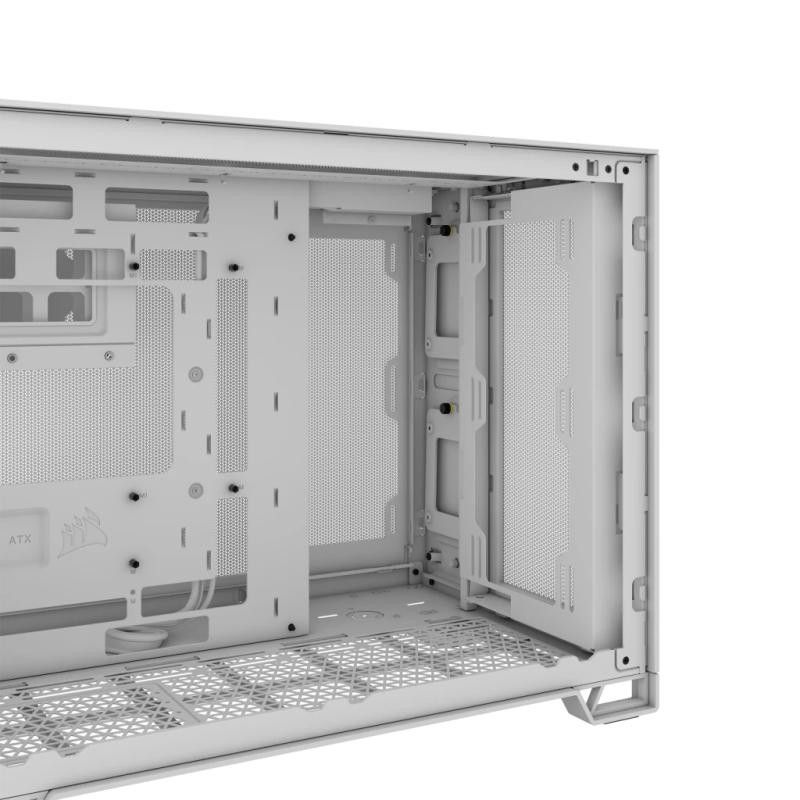 CORSAIR 2500D AIRFLOW Micro ATX Dual Chamber PC Case - White · Boîtiers · Informat Systems Strasbourg (image 4)