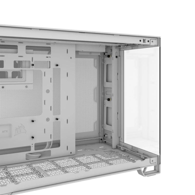 CORSAIR 2500X Micro ATX Dual Chamber PC Case - White · Boîtiers · Informat Systems Strasbourg (image 2)