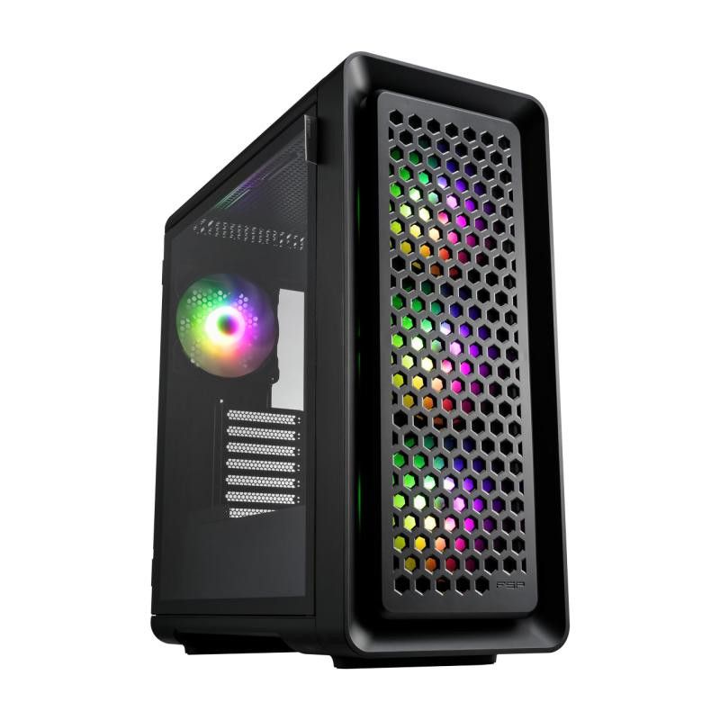 FSP (FORTRON) Boitier CUT593P PRENIUM Black E-ATX · Boîtiers · Informat Systems Strasbourg (image 2)