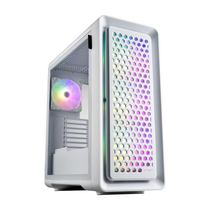FSP (FORTRON) Boitier CUT593P PRENIUM White E-ATX · Boîtiers · Informat Systems Strasbourg