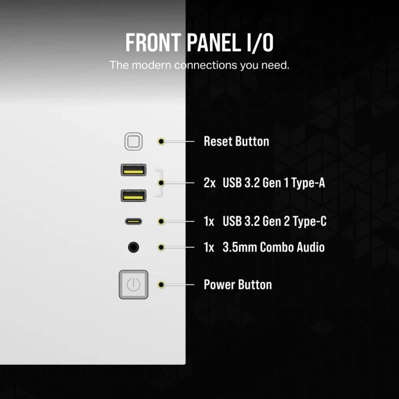 CORSAIR 2500X BLANC · Boîtiers · Informat Systems Strasbourg (image 4)