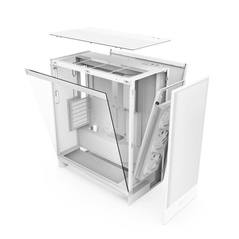 NZXT H7 Flow RGB All White · Boîtiers · Informat Systems Strasbourg (image 5)
