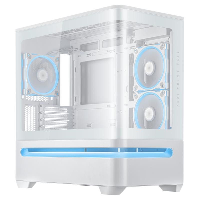 ASUS PRIME AP202 TG ARGB WHITE · Boîtiers · Informat Systems Strasbourg (image 2)