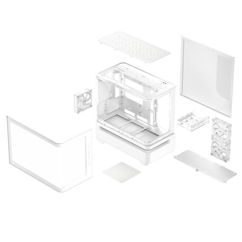 ASUS PRIME AP202 TG ARGB WHITE · Boîtiers · Informat Systems Strasbourg (image 17)