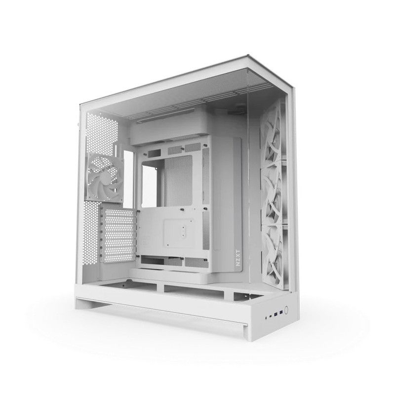 NZXT H9 Flow White · Boîtiers · Informat Systems Strasbourg
