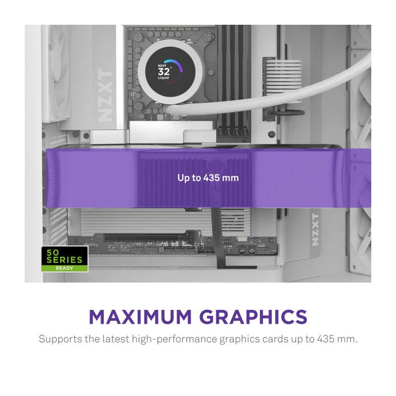 NZXT H9 Flow White · Boîtiers · Informat Systems Strasbourg (image 5)