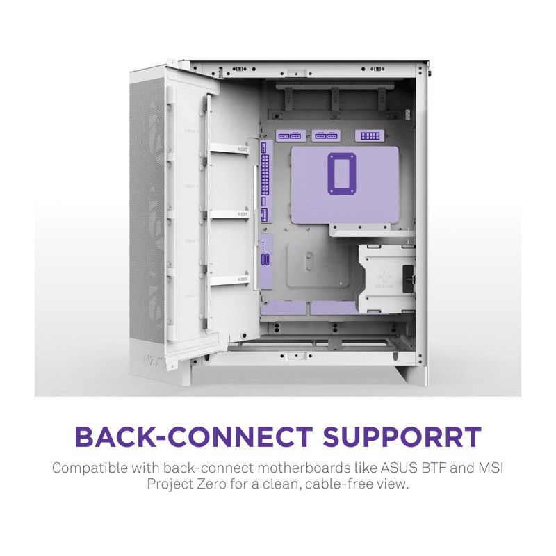 NZXT H9 Flow White · Boîtiers · Informat Systems Strasbourg (image 8)