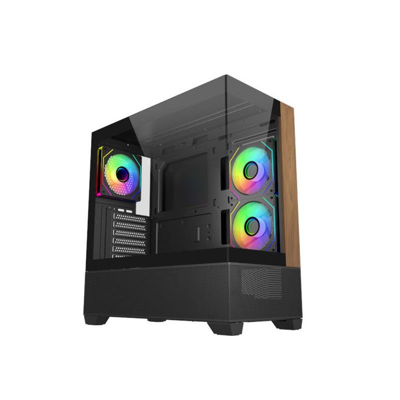 COOLER MASTER Elite 690 Wood Black · Boîtiers · Informat Systems Strasbourg