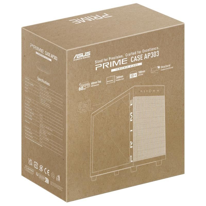 ASUS PRIME AP303 TG BLACK · Boîtiers · Informat Systems Strasbourg (image 15)