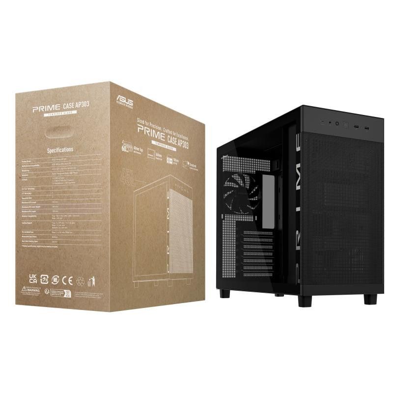 ASUS PRIME AP303 TG BLACK · Boîtiers · Informat Systems Strasbourg (image 16)
