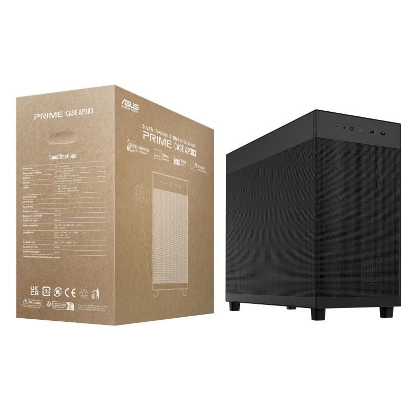 ASUS PRIME AP303 MESH BLACK · Boîtiers · Informat Systems Strasbourg (image 15)