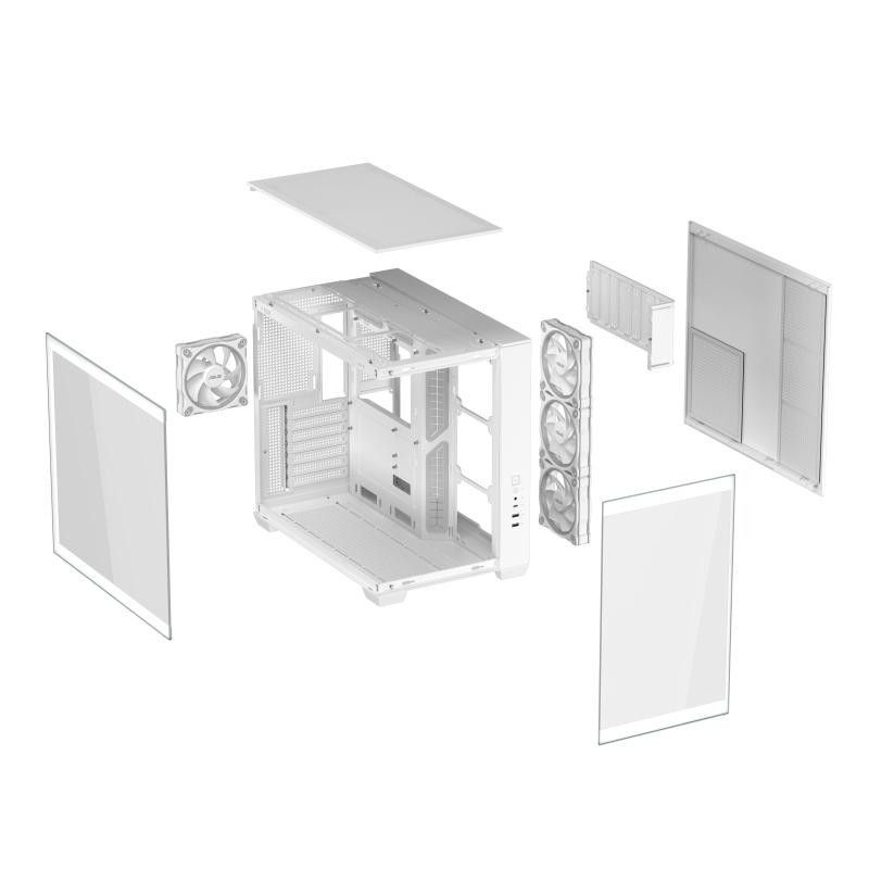 ASUS A32 PLUS TG ARGB WHITE · Boîtiers · Informat Systems Strasbourg (image 15)