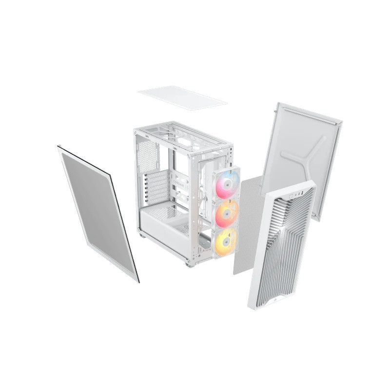 CORSAIR 3200D RS ARGB Mid-Tower Performance Case White · Boîtiers · Informat Systems Strasbourg (image 7)
